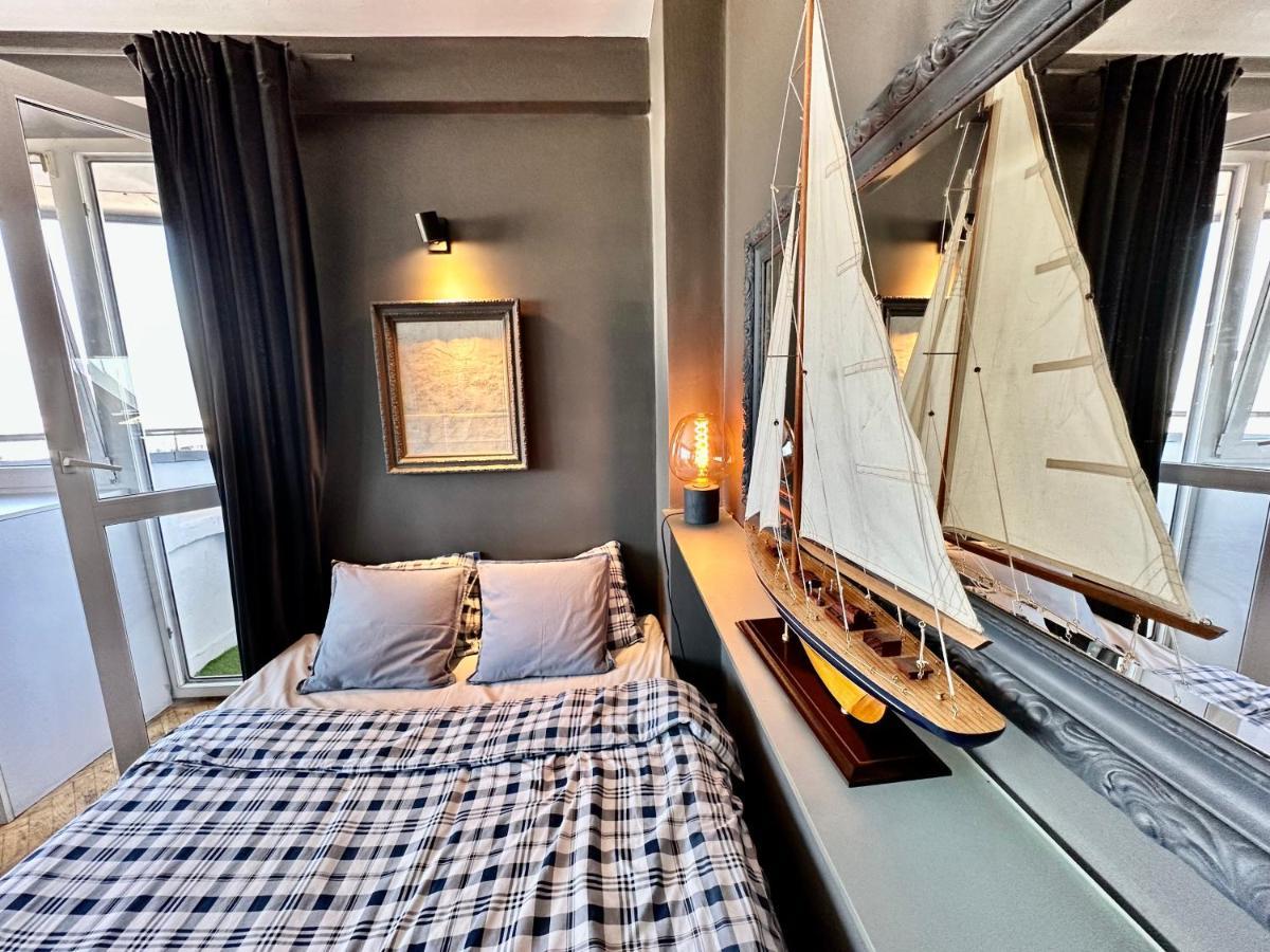 Super Apartament Grey Centrum 2X Metro Fast Wifi 300 Mbs Netflix Appletv Smarttv Spotify Panorama Miasta Varşova Dış mekan fotoğraf