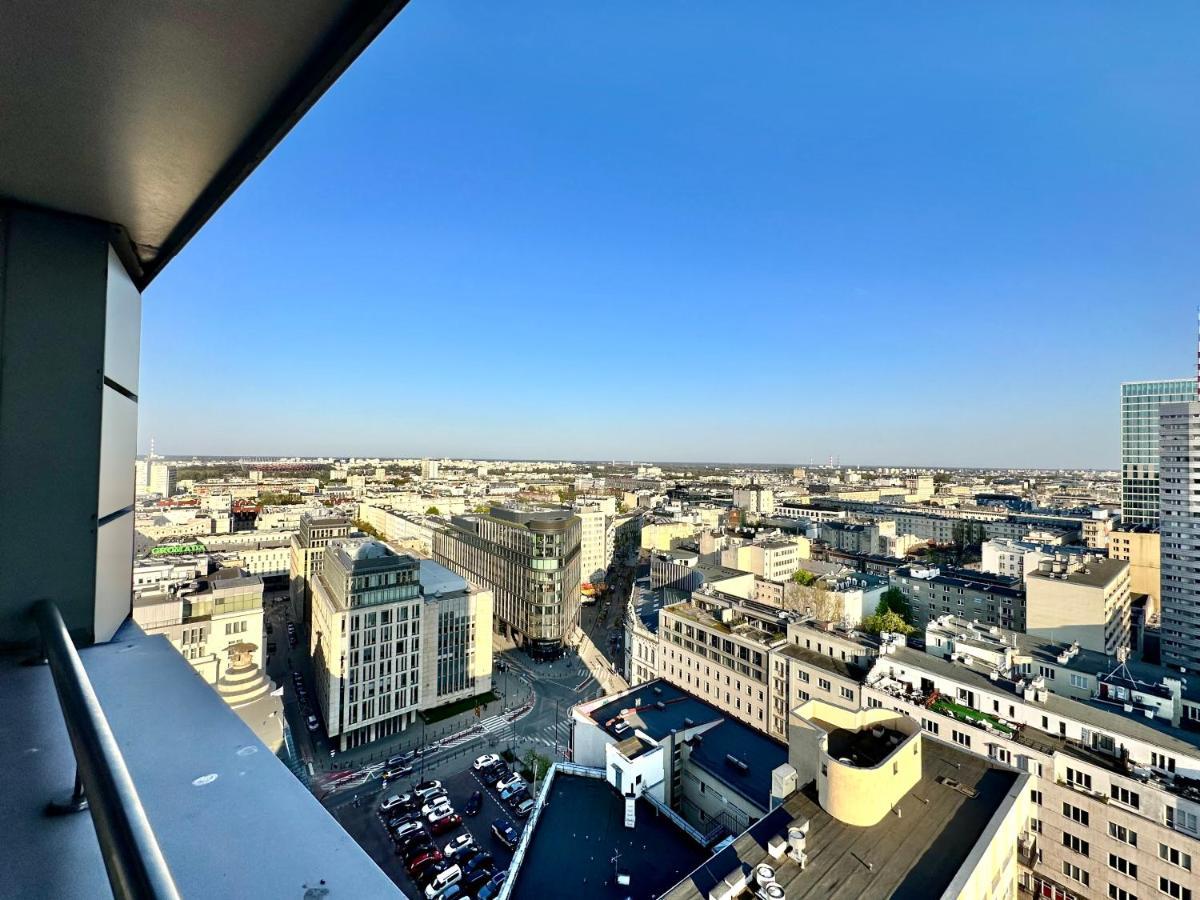 Super Apartament Grey Centrum 2X Metro Fast Wifi 300 Mbs Netflix Appletv Smarttv Spotify Panorama Miasta Varşova Dış mekan fotoğraf